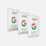 Google Bewertungskarte (3 Stück)