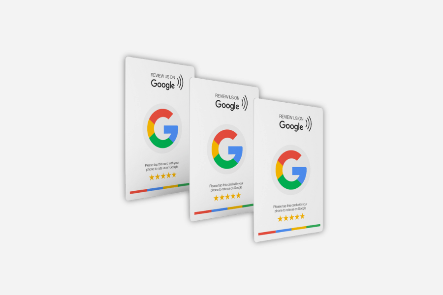 Google Bewertungskarte (3 Stück)