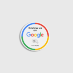 Große Google-Bewertungsaufkleber