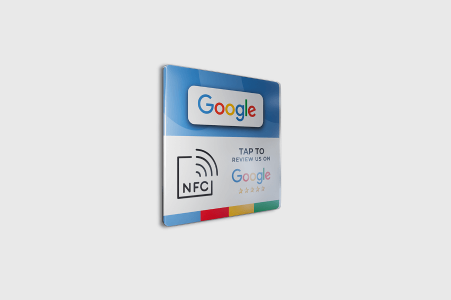 Google-Tischkarte