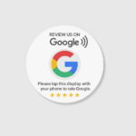 Große Google-Bewertungsaufkleber