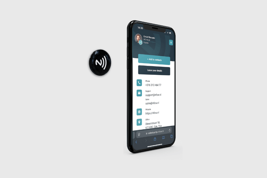 NFC-Handyaufkleber – Eigenes Design