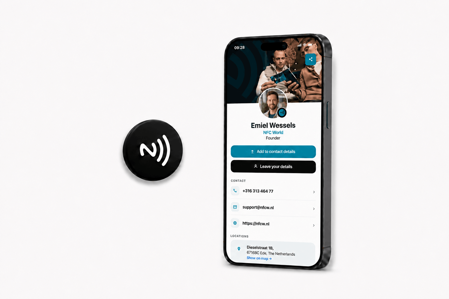 NFC-Telefonaufkleber