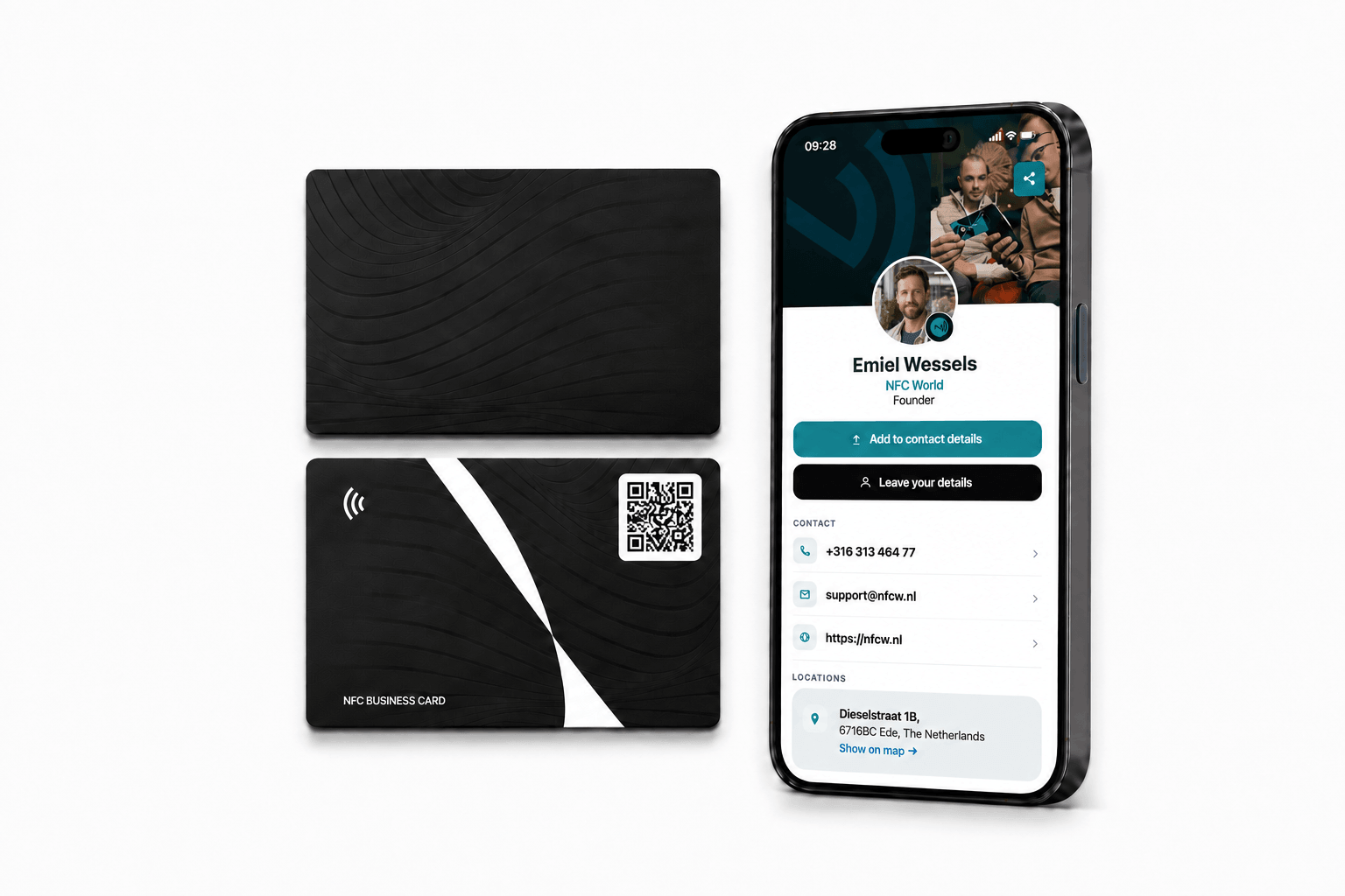 NFC-Visitenkarte – Standard-Design