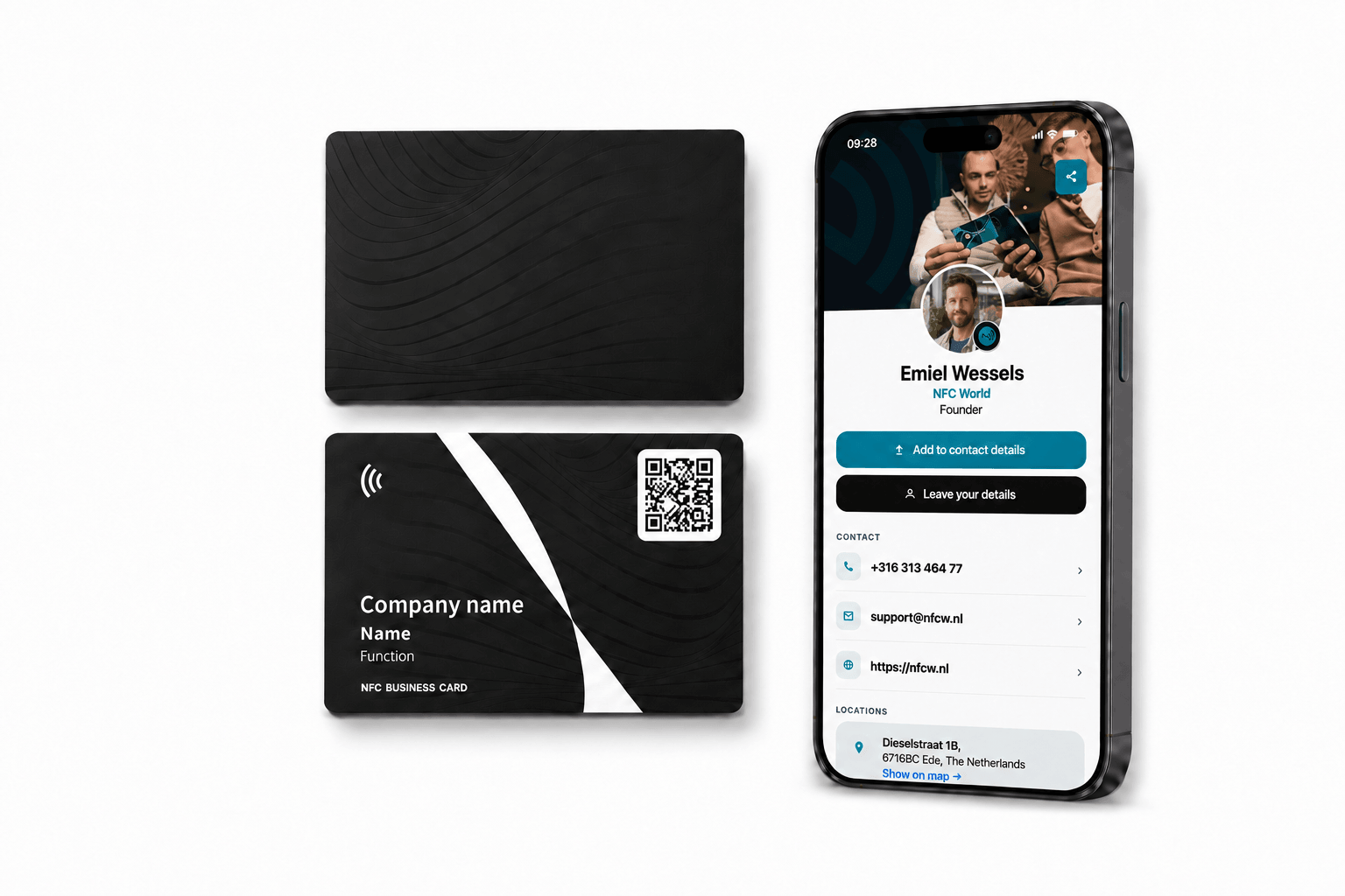 NFC-Visitenkarte – Personalisiertes Design
