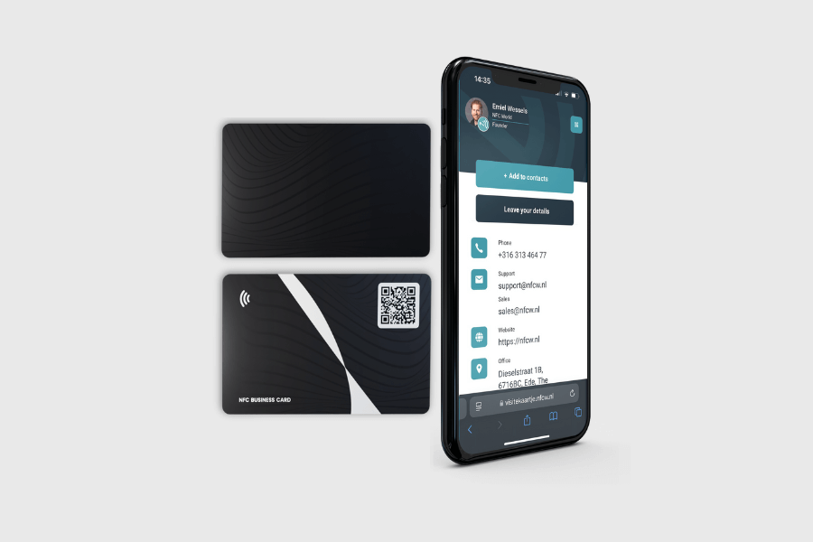NFC-Visitenkarte – Standard-Design