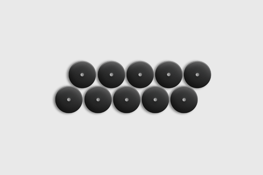 NFC-Tag PPS rund Schwarz (10 Stück)