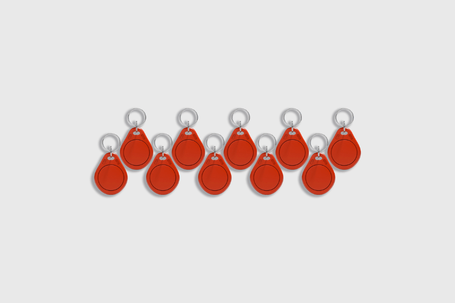RFID-Schlüsselanhänger MIFARE Classic 1K Rot (10 Stück)