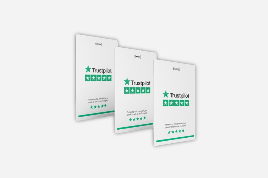 Trustpilot Bewertungskarten