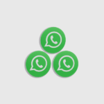 WhatsApp-Aufkleber (3 Stück)