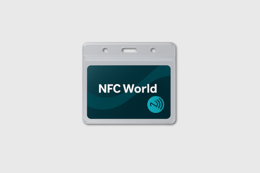 Kartenhalter Visitenkarten Transparent Horizontal