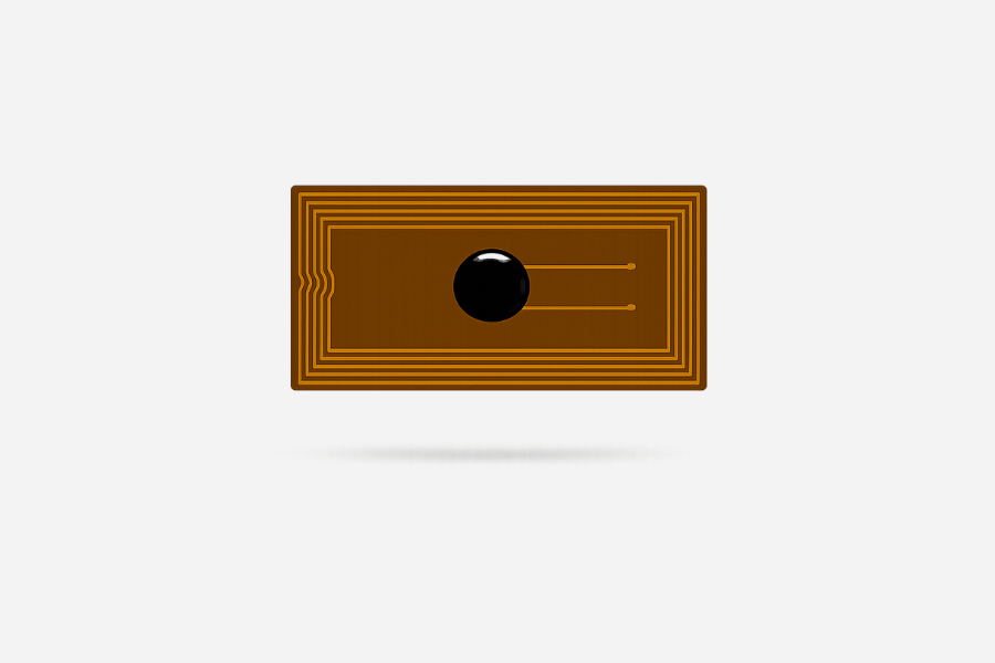 NFC Sticker On Metal Quadratisch NTAG213 9x18mm (10 Stück)