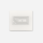 NFC Sticker Quadratisch NTAG213 Transparent 10x20mm (10 Stück)