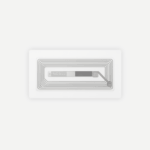 NFC Sticker Quadratisch NTAG213 Transparent 18x56mm (10 Stück)