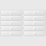 RFID Einnählabel U9 70x15mm (10 Stück)
