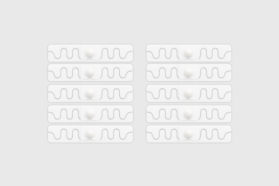 RFID Bügeletikett U9 70x15mm (10 Stück)