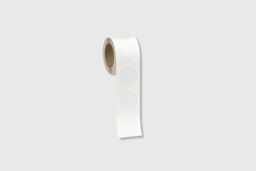 NFC Sticker Rund NTAG213 Weiss 50mm (10 Stück)