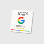 NFC Google Review Sticker Quadrat