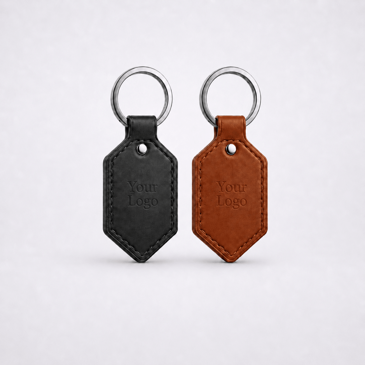 NFC Schlüsselanhänger Leder NTAG215 eigenem Design