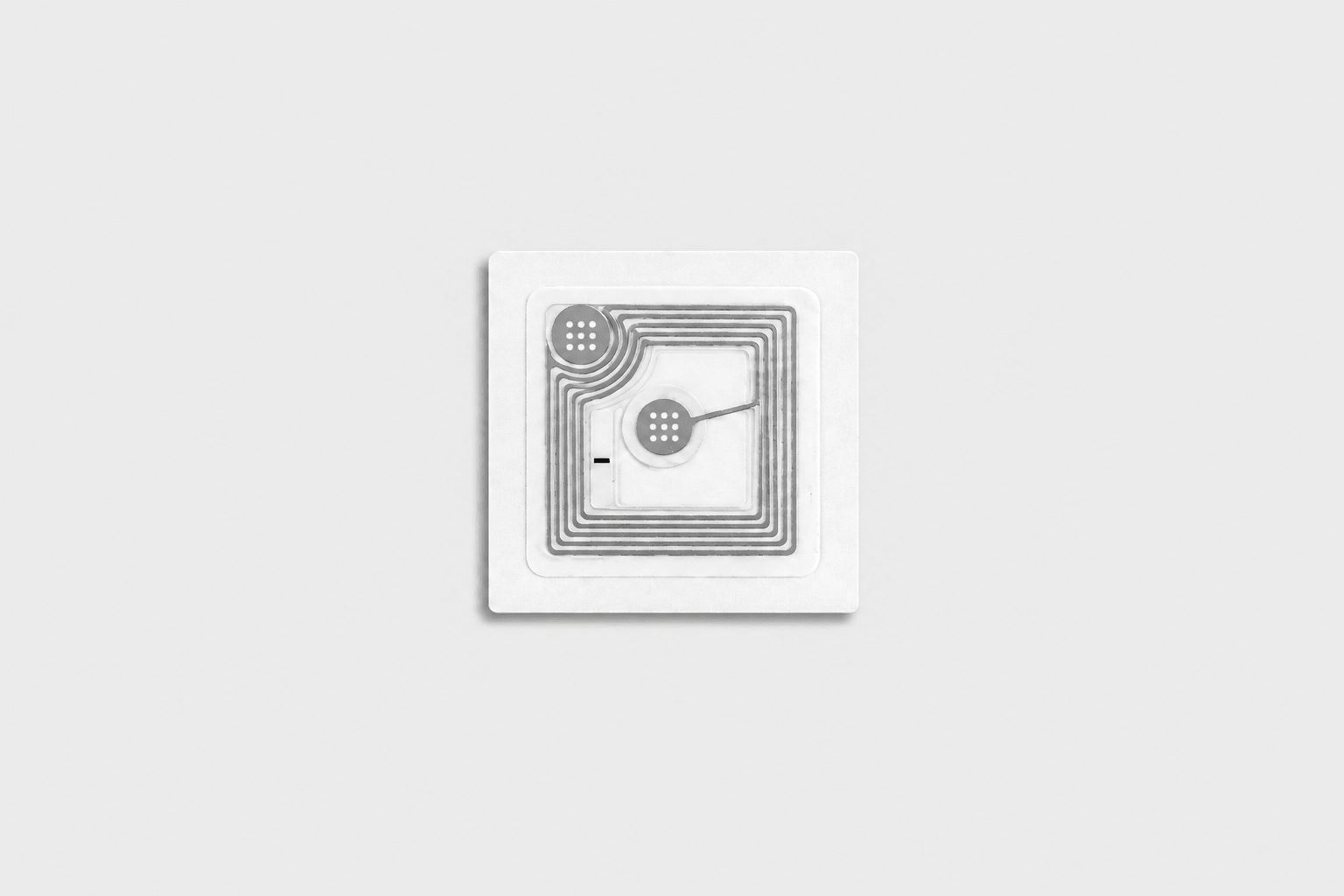NFC Sticker Quadratisch NTAG213 Transparent 18x18mm (10 Stück)