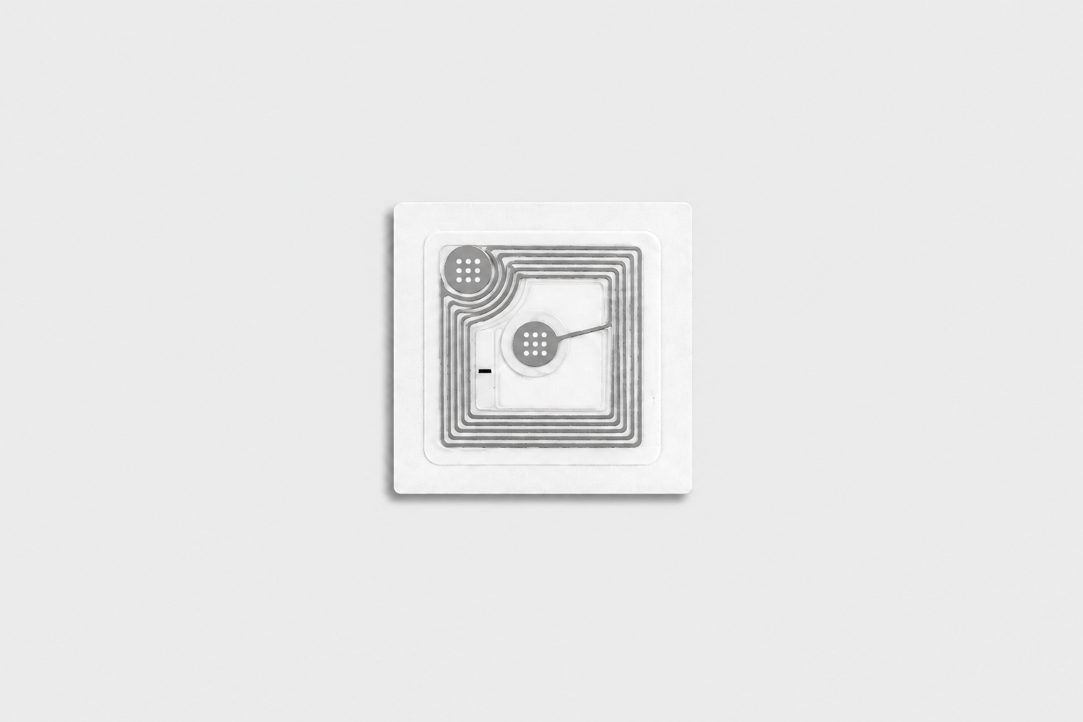 NFC Sticker Quadratisch NTAG213 Transparent 18x18mm (10 Stück)