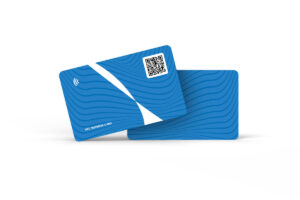 NFC-Visitenkarte – Standarddesign – Blau