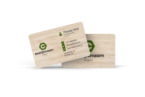 NFC-Visitenkarte Bambus – Individuelles Design