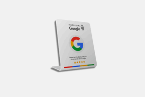 NFC-Aufsteller für Google Bewertung