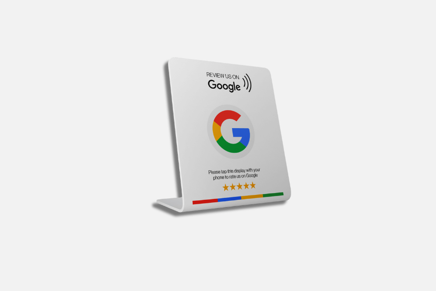 NFC-Aufsteller für Google Bewertung