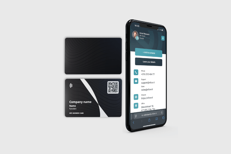 NFC-Visitenkarte – Personalisiertes Design 