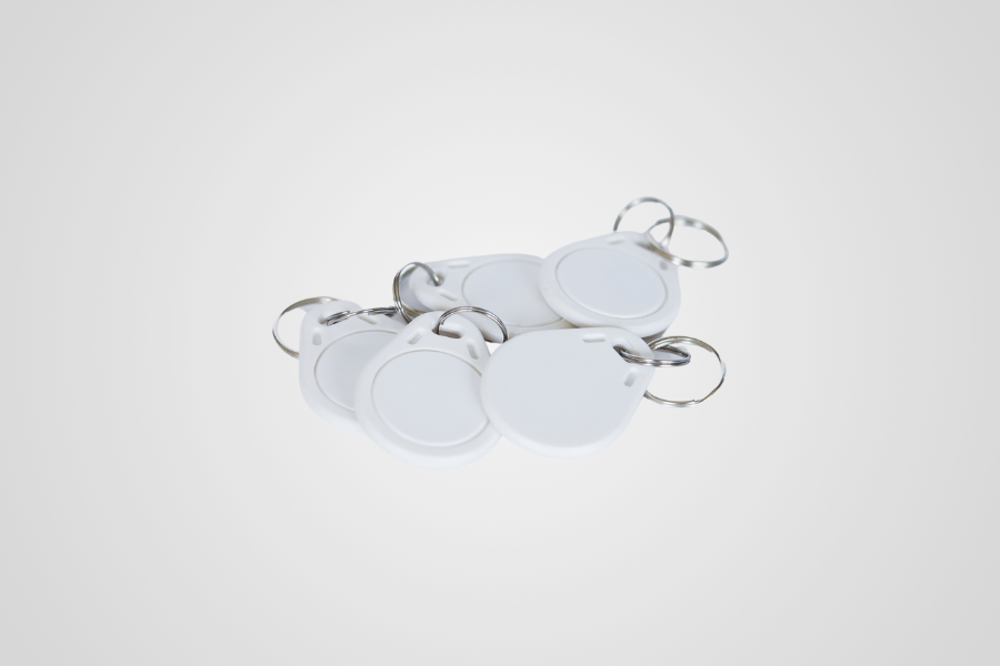 RFID-Schlüsselanhänger Weiß (10 Stück)