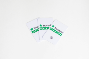 TrustPilot-Bewertungskarte